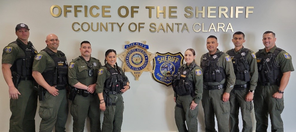 Sheriff's Banner Group of Uniformed Officers