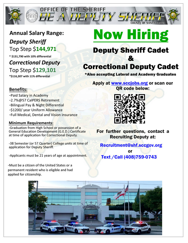 SCCSO Recruiting new 2022